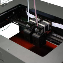 CraftBot 3 dual by CraftUnique. Great dual 3 printer with huge build volume and independent extruders (IDEX).